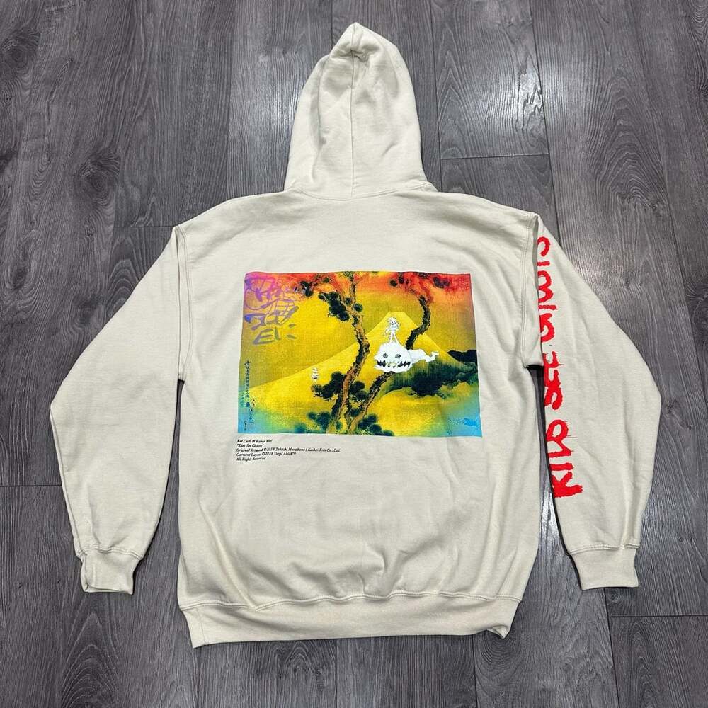 2018 Official Kids See Ghosts (Kanye West & Kid Cudi) Merch Hoodie - Size L
